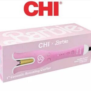 CHI X Barbie Malibu Barbie 50th Anniversary Collection1" Ceramic Rotating Curler